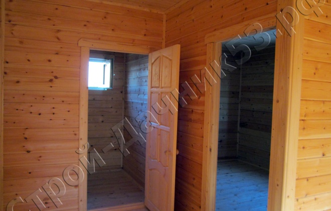 4 брусовой дом  од-12, 9×9, 81 м², московская область, чеховский район, деревня любучаны (1)